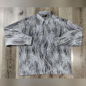 Vintage Monzini Men's Shirt Size XL